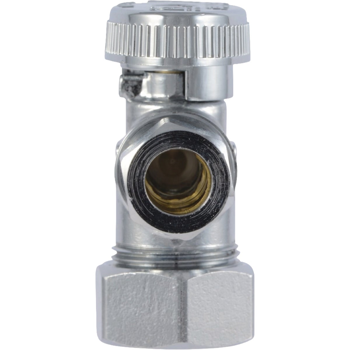 SharkBite 1/2 In. Compression x 3/8 In. Compression Quarter Turn Angle Valve (4-Pack) Image 5