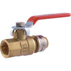 SharkBite 1/2 In. Brass Push-to-Connect x FIP Brass Ball Valve Image 1