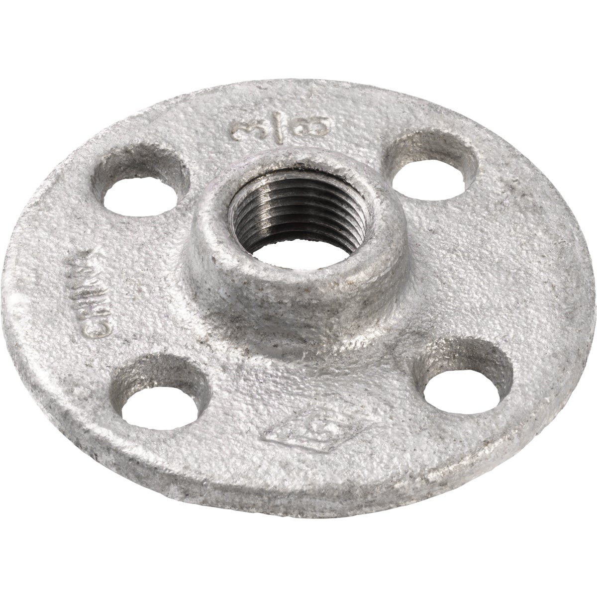 Southland 3/8 In. Galvanized Malleable Iron Floor Flange Fitting