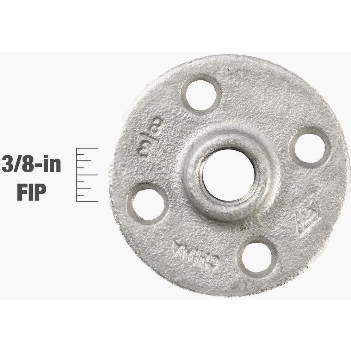 Southland 3/8 In. Galvanized Malleable Iron Floor Flange Fitting Image 2