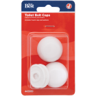 Do it Best White Plastic Toilet Snap-On Bolt Caps (2-Count) Image 2