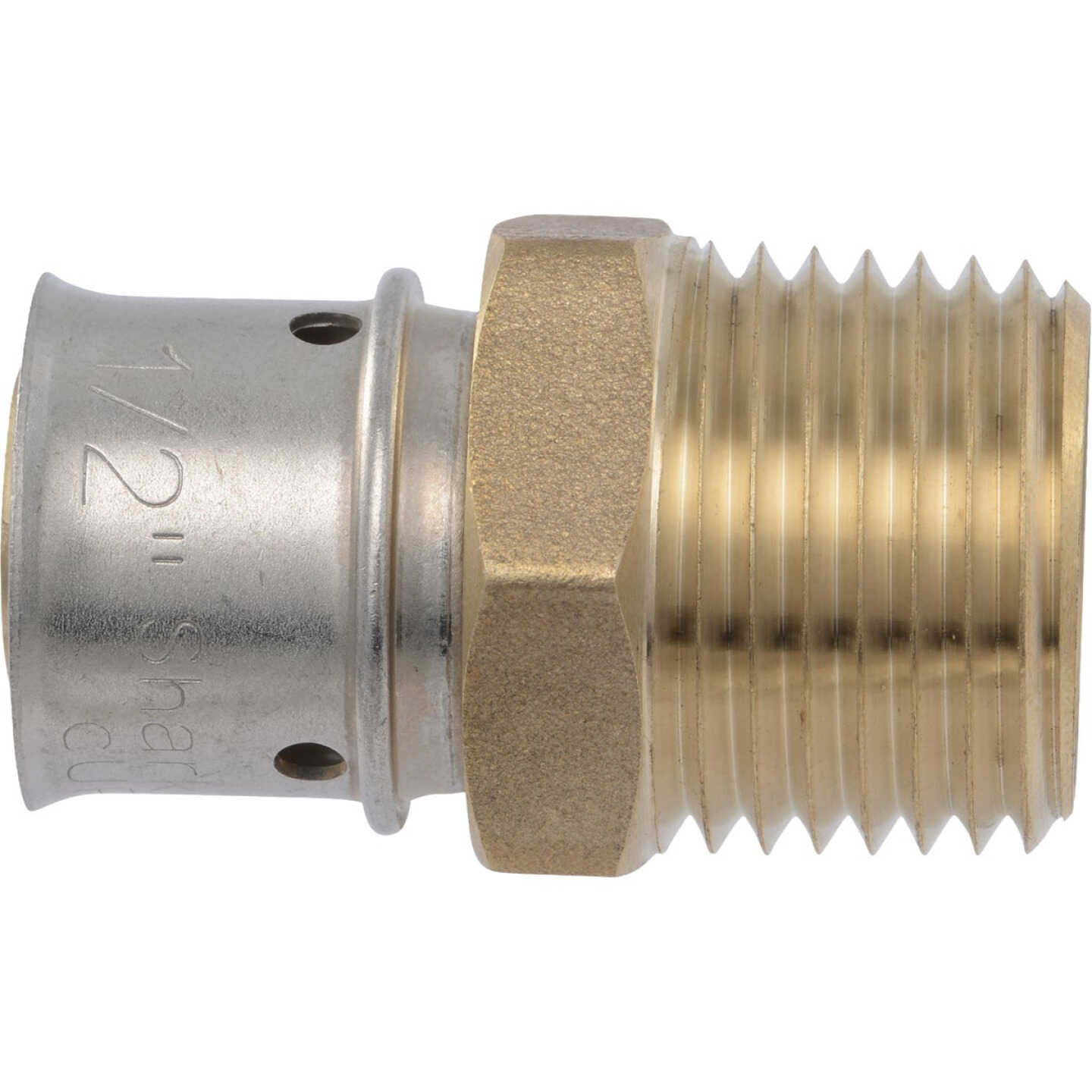 SharkBite 3/4 In. x 3/4 In. FNPT PEX Press Brass Adapter Image 5