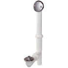 Keeney Plastic Bath Drain with Polished Chrome Lift'n Turn Image 1