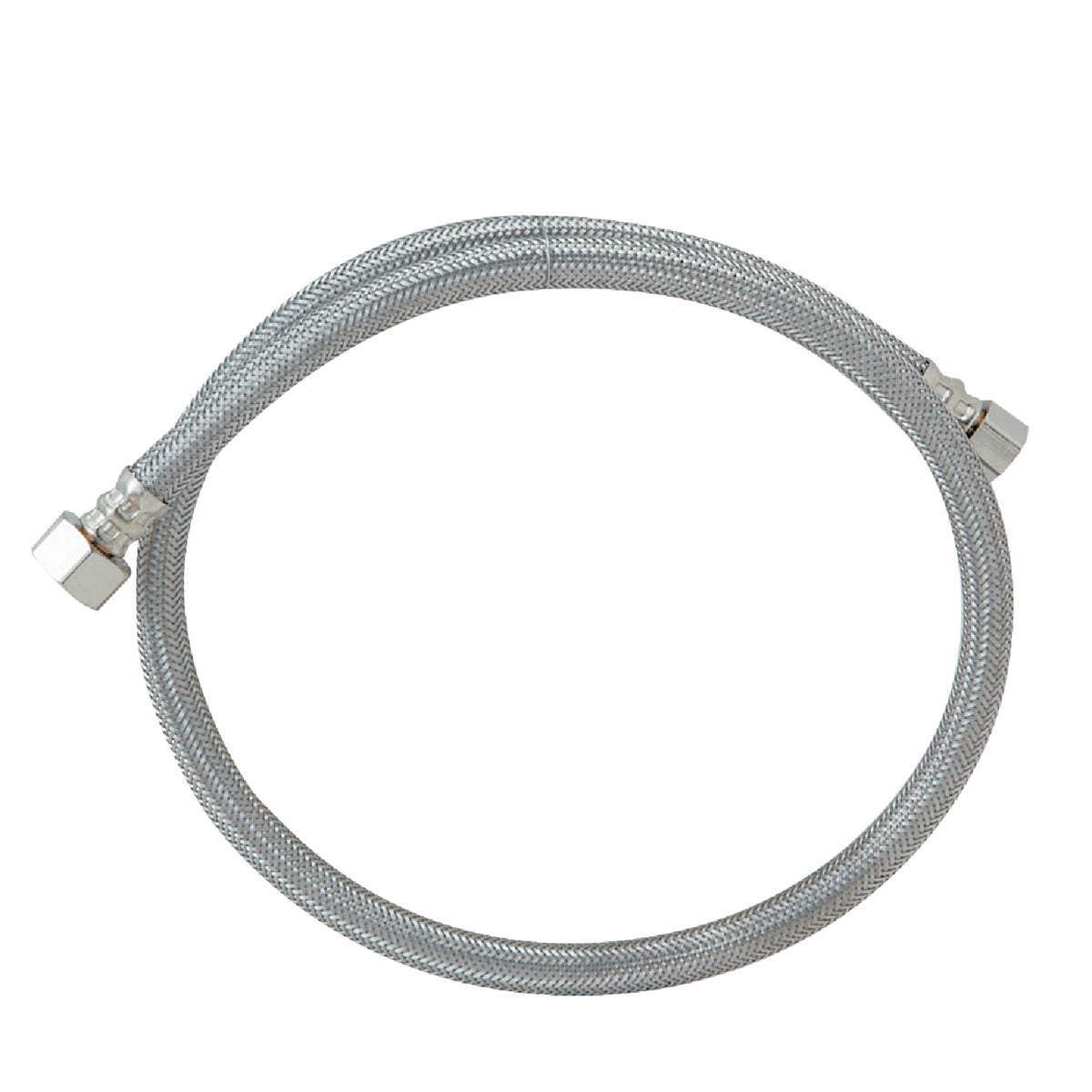 Do it Best 3/8 In. C X 1/2 In. F X 36 In. L. Braided Stainless Steel Faucet Supply Line Image 1