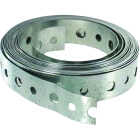 Oatey 3/4 In. x 10 Ft. 22 Ga Galvanized Steel Pipe Hanger Strap Image 1
