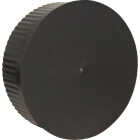 Imperial 7 In. Dia. 24 Ga. BE Crimp End Cap, Black Image 1