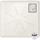 Eastman 30 In. x 32 In. OD White Washing Machine Drain Pan Image 1