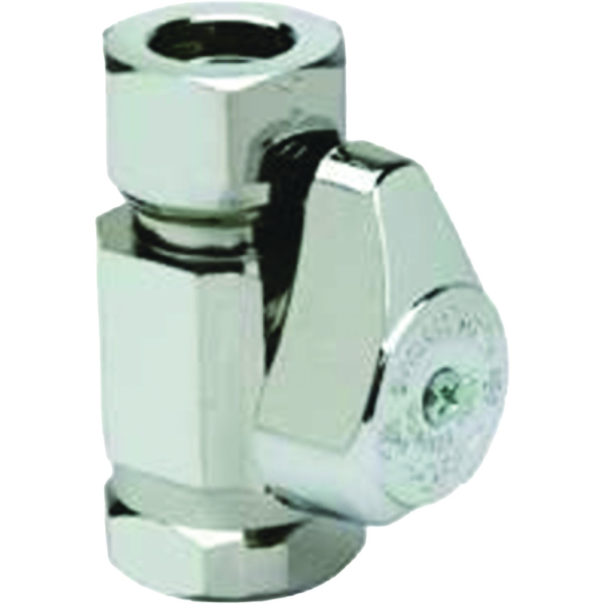 BrassCraft 1/2 In. x 7/16-In. Chrome Straight Stop Valve