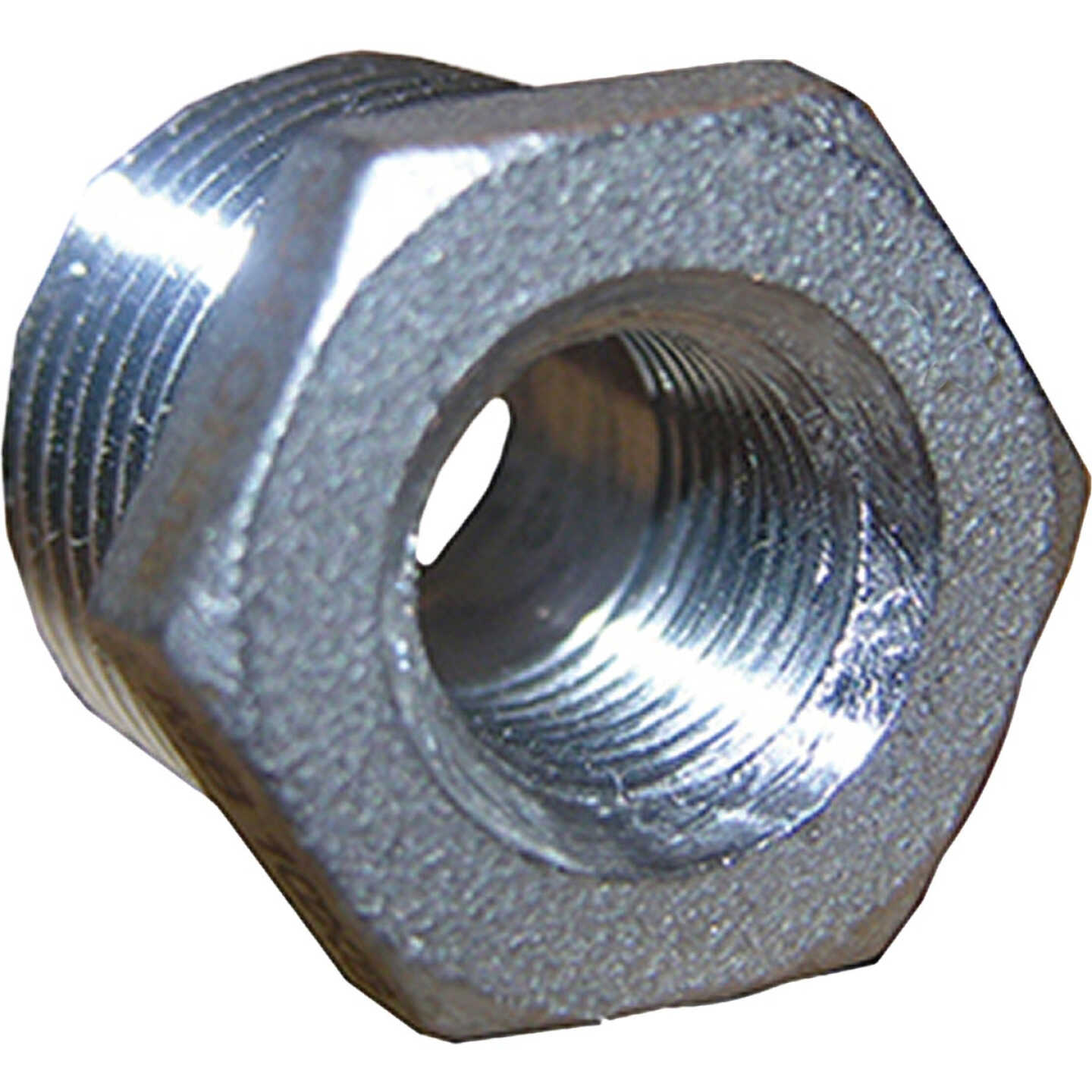 Lasco 3/8 In. x Close Male Iron Pipe 301 Stainless Steel Hex Nipple Image 1