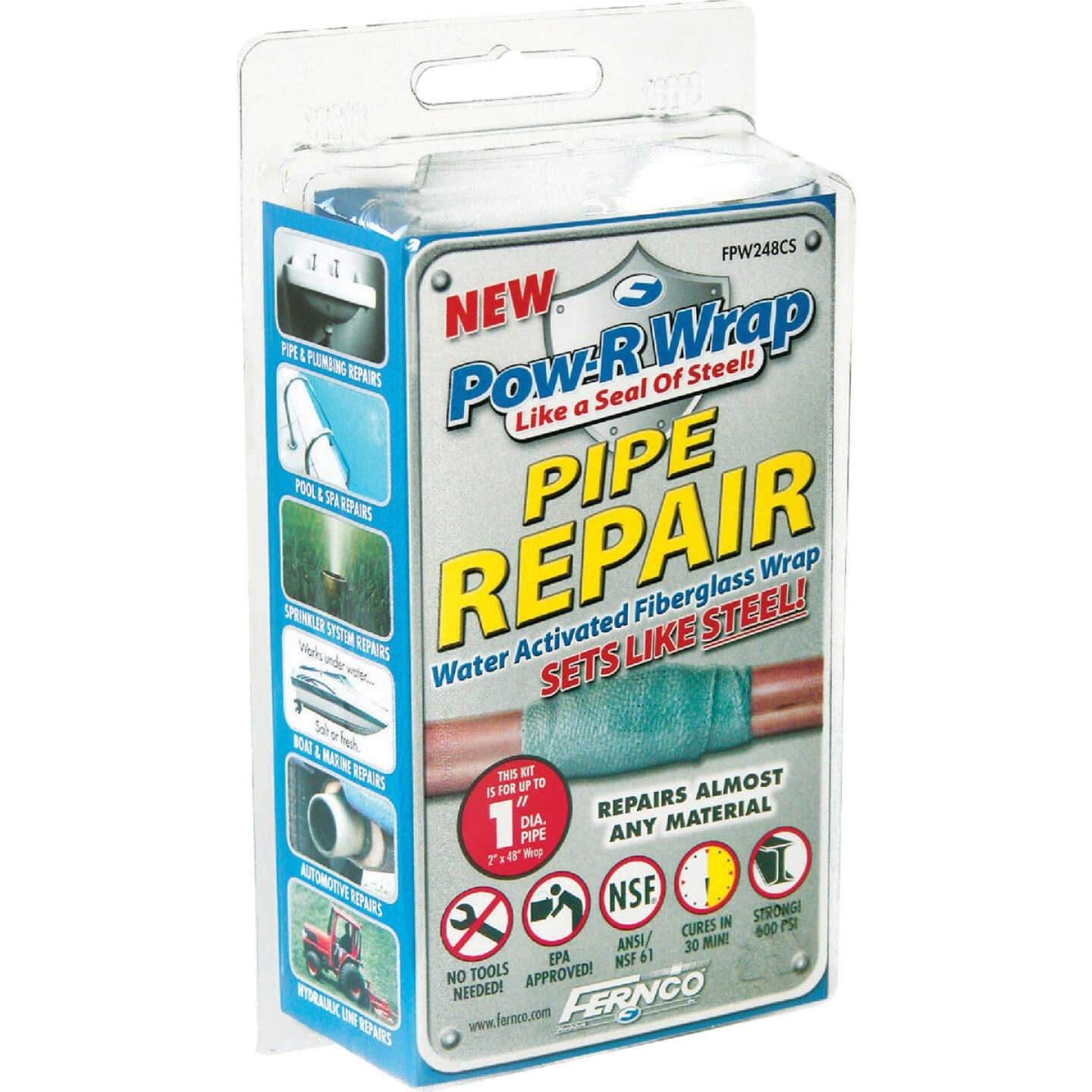 Fernco Pow-R Wrap 2 In. X 48 In. Pipe Repair Wrap Image 1