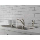 Delta Foundations Stainless Steel Kitchen Faucet With Side Spray Image 2