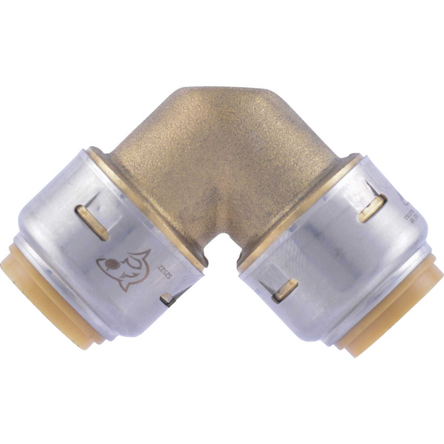 SharkBite 1/2 In. x 1/2 In. 90 Deg. Push-to-Connect Brass Elbow (1/4 Bend) (4-Pack) Image 7