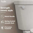 Korky StrongARM Universal White Tank Lever with Wave Style Handle Image 2
