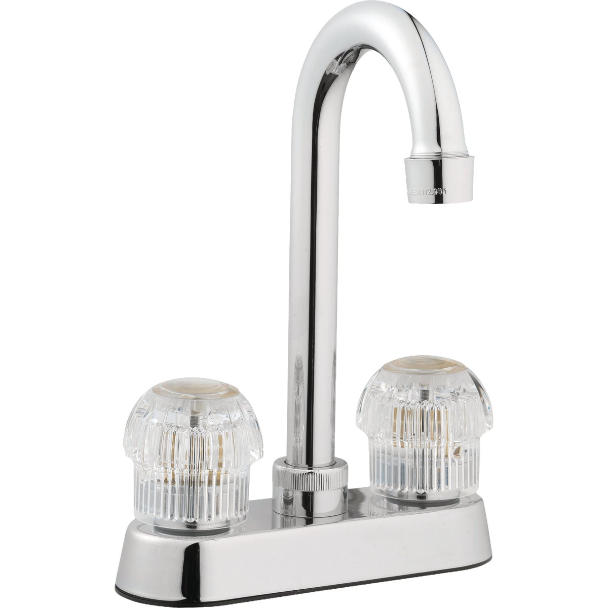 HomePointe 2-Handle Acrylic Chrome Bar Faucet