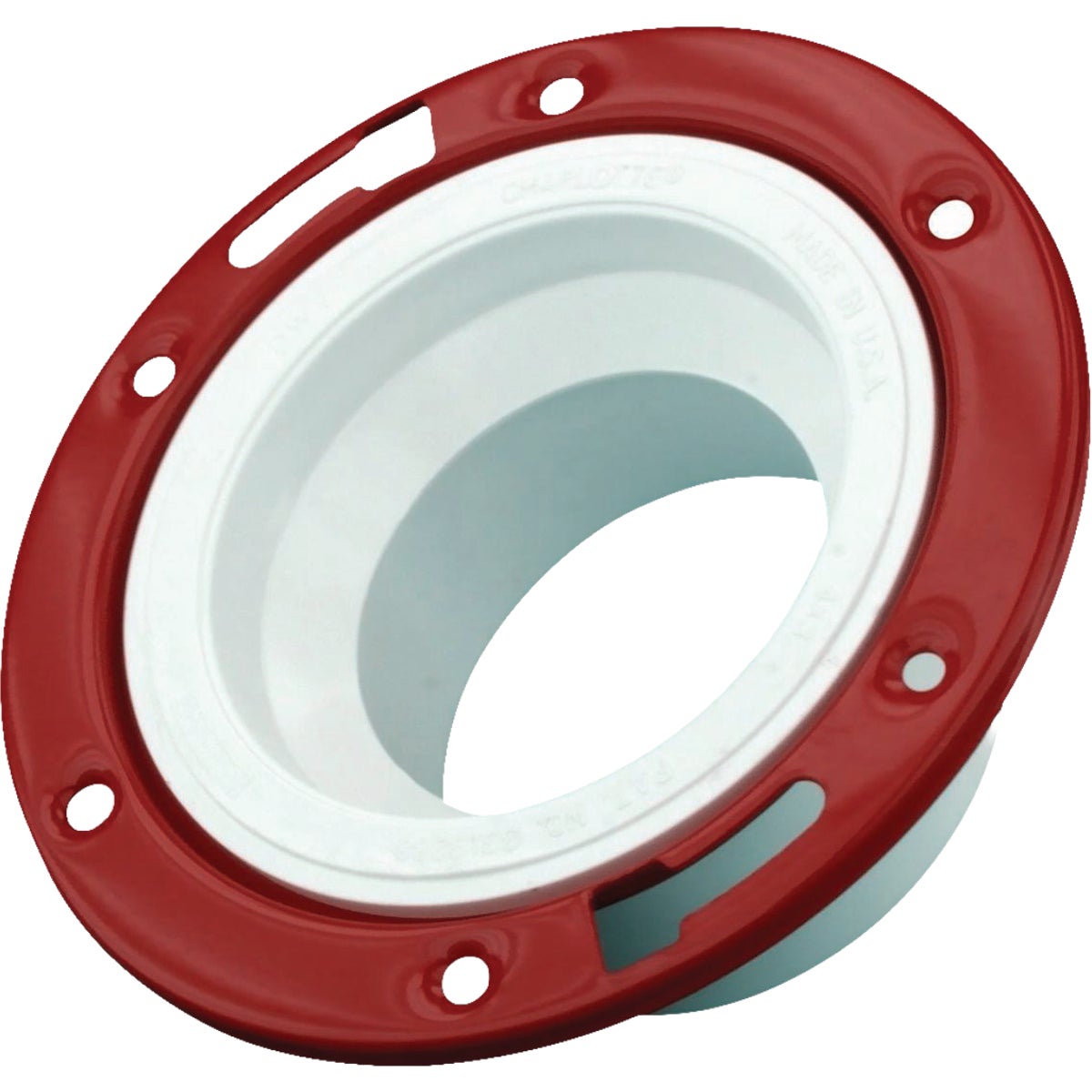 Charlotte Pipe  4 In. x 3 In. Schedule 40 DWV PVC Closet Flange