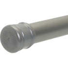 Zenith Zenna Home Straight 42 In. To 72 In. Adjustable Tension Shower Rod in Chrome Image 4