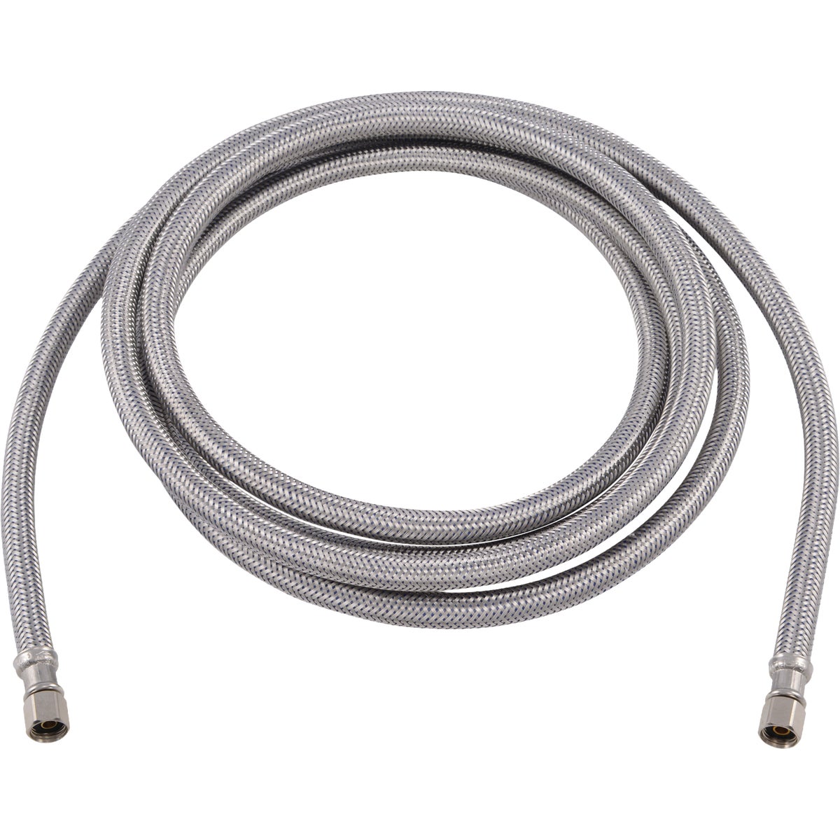 Eastman 1/4 In. Comp x 1/4 In. Comp x 10 Ft. L. Braided Stainless Steel Icemaker Connector