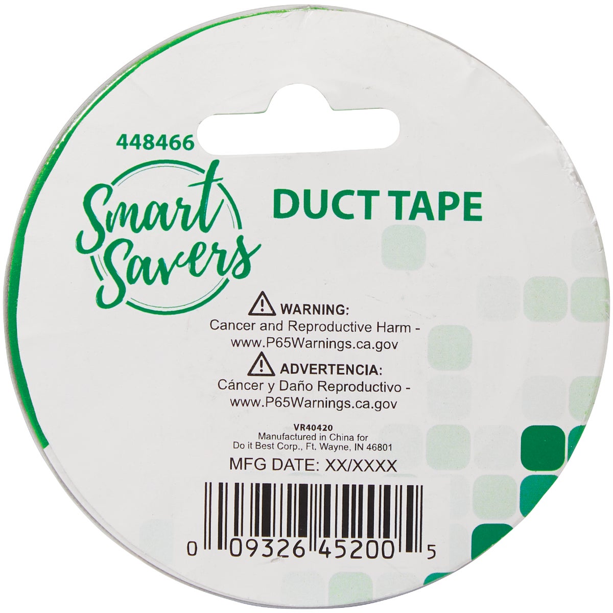 Smart Savers 2 In. x 10 Yd. Duct Tape, Silver Image 2