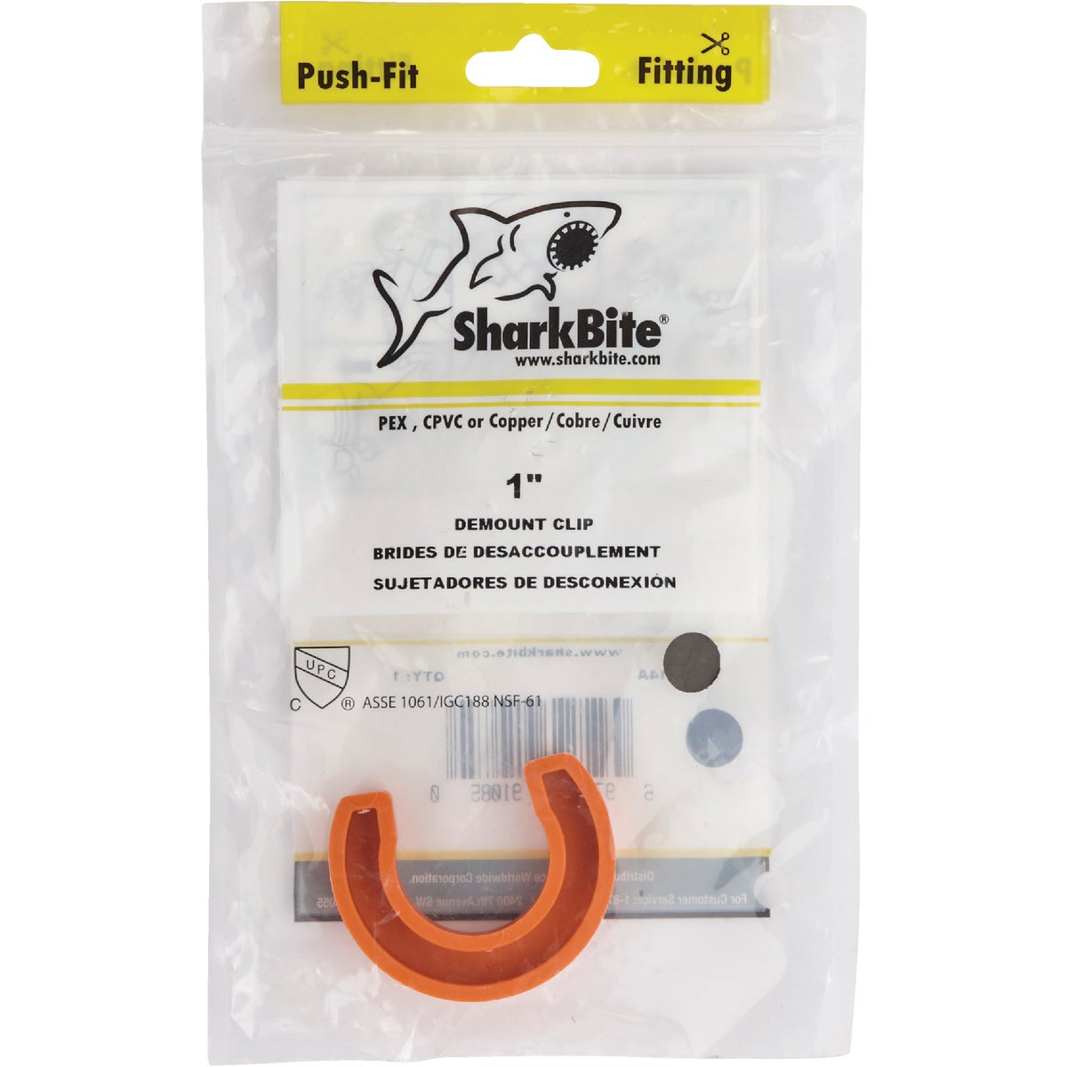 SharkBite 1 In. Plastic Disconnect Clip Image 2