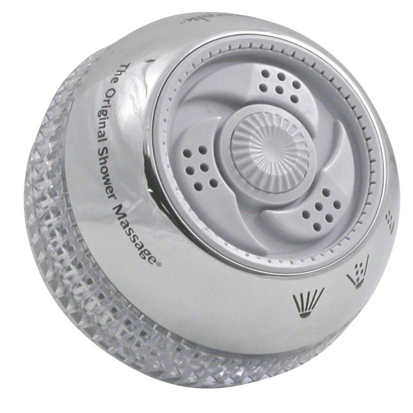 Waterpik PowerSpray+ 4-Spray 2.5 GPM Chrome Showerhead Image 1