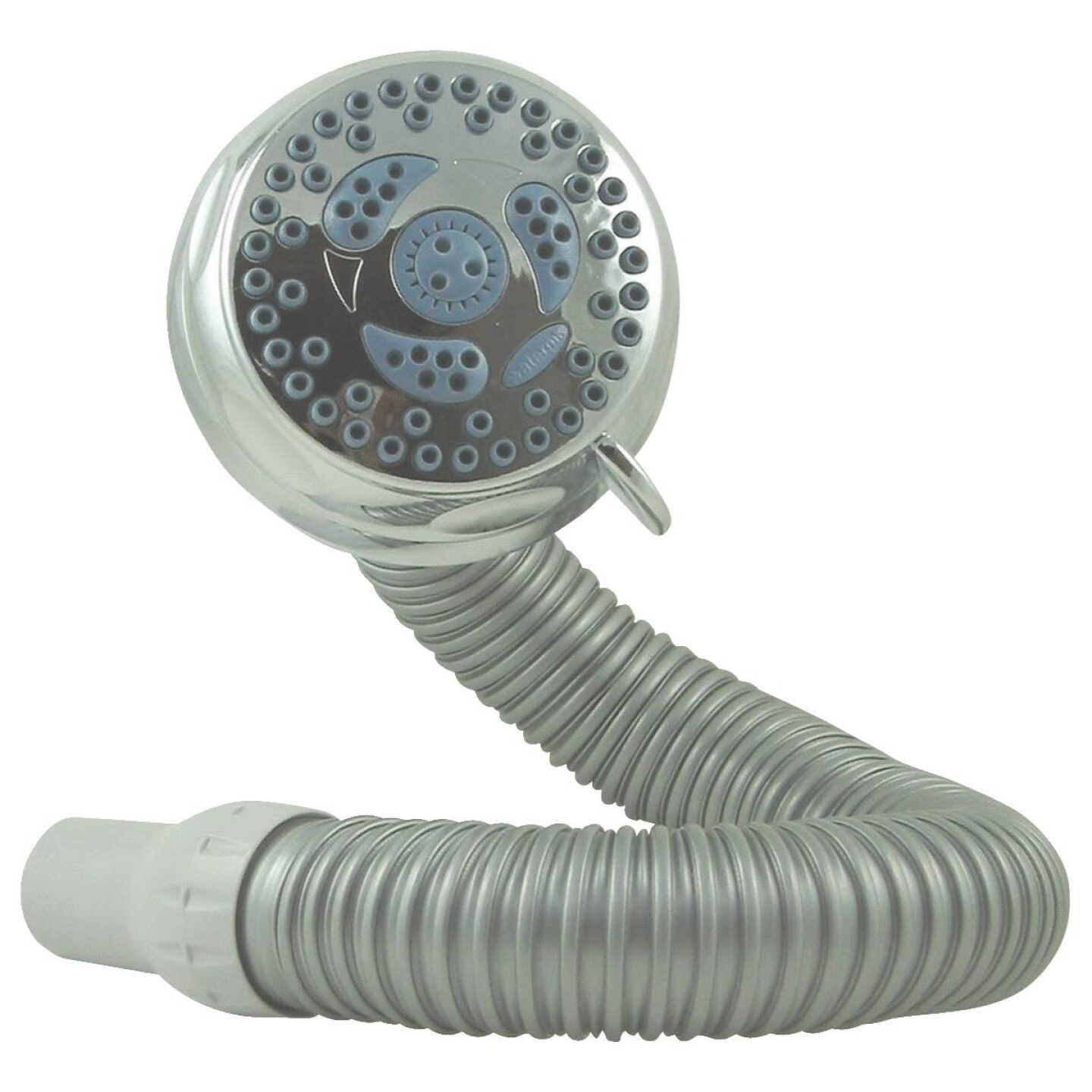 Waterpik Flex 6-Spray 2.5 GPM Chrome Showerhead with Flexible Arm Image 1