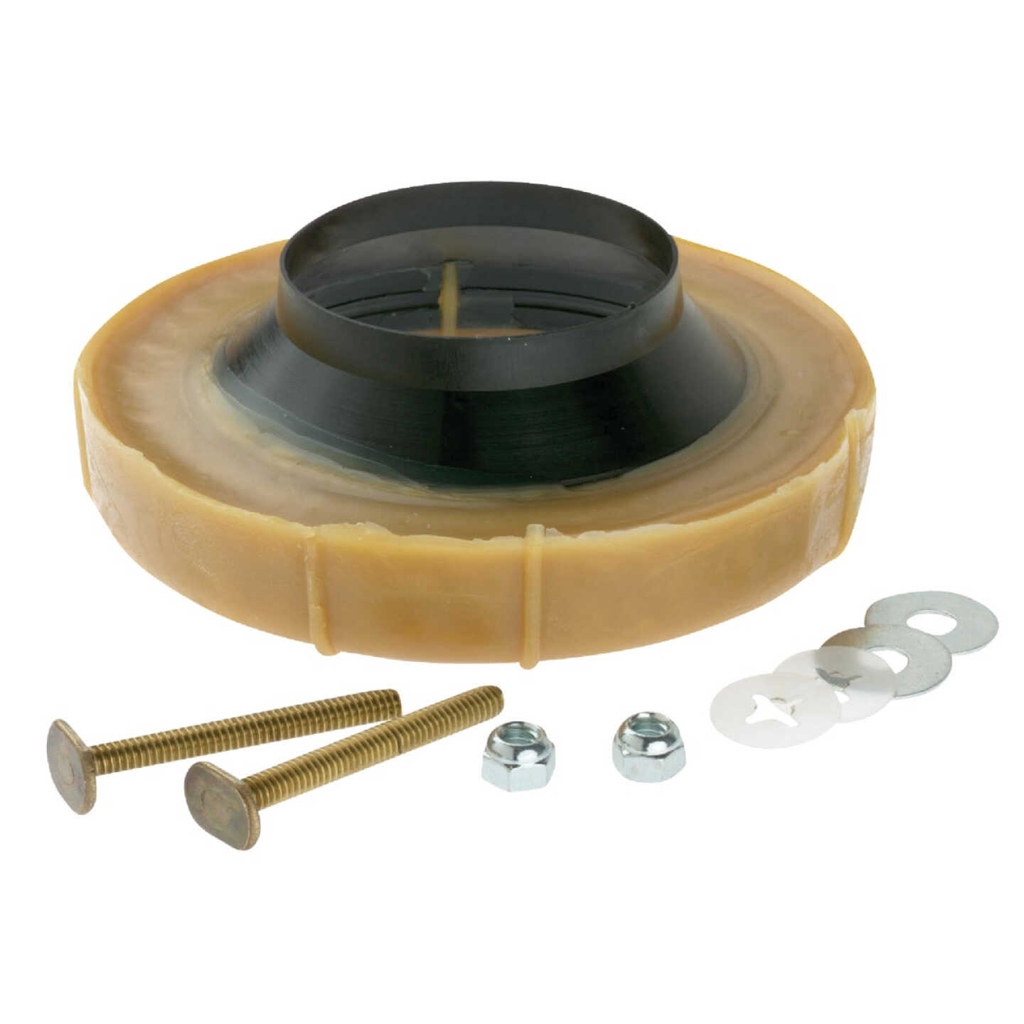 Harvey No-Seep No. 1 Flanged Wax Ring Bowl Gasket with Bolts Image 1