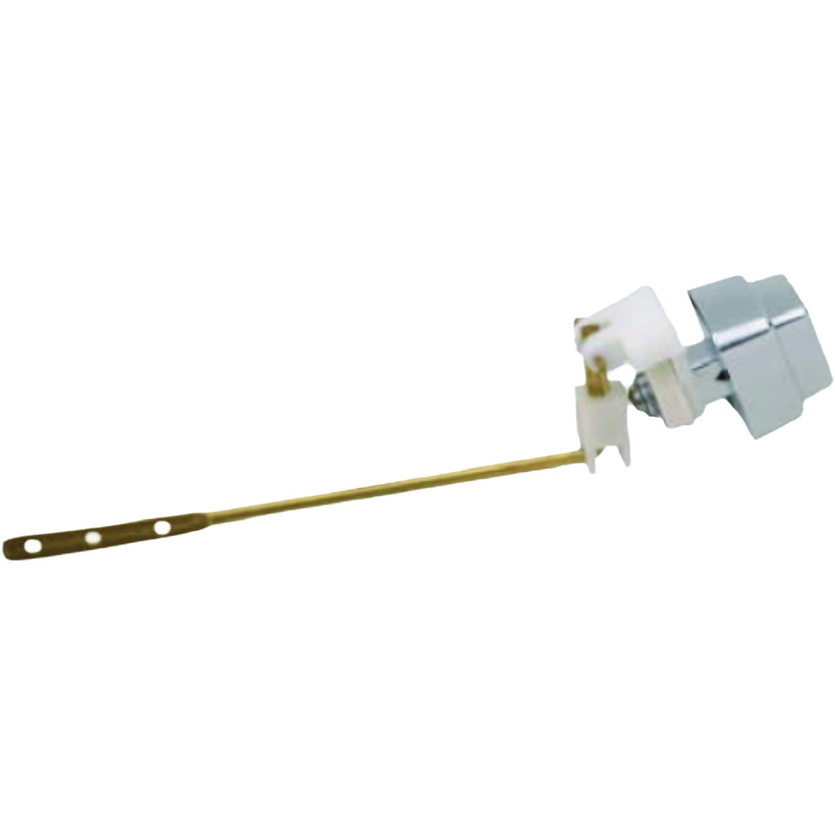 Master Plumber Push-Button Side-Mount Chrome Tank Lever