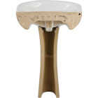Common Goods Grove 21 In. White Pedestal Sink & Base Image 7