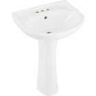 Common Goods Grove 21 In. White Pedestal Sink & Base Image 6
