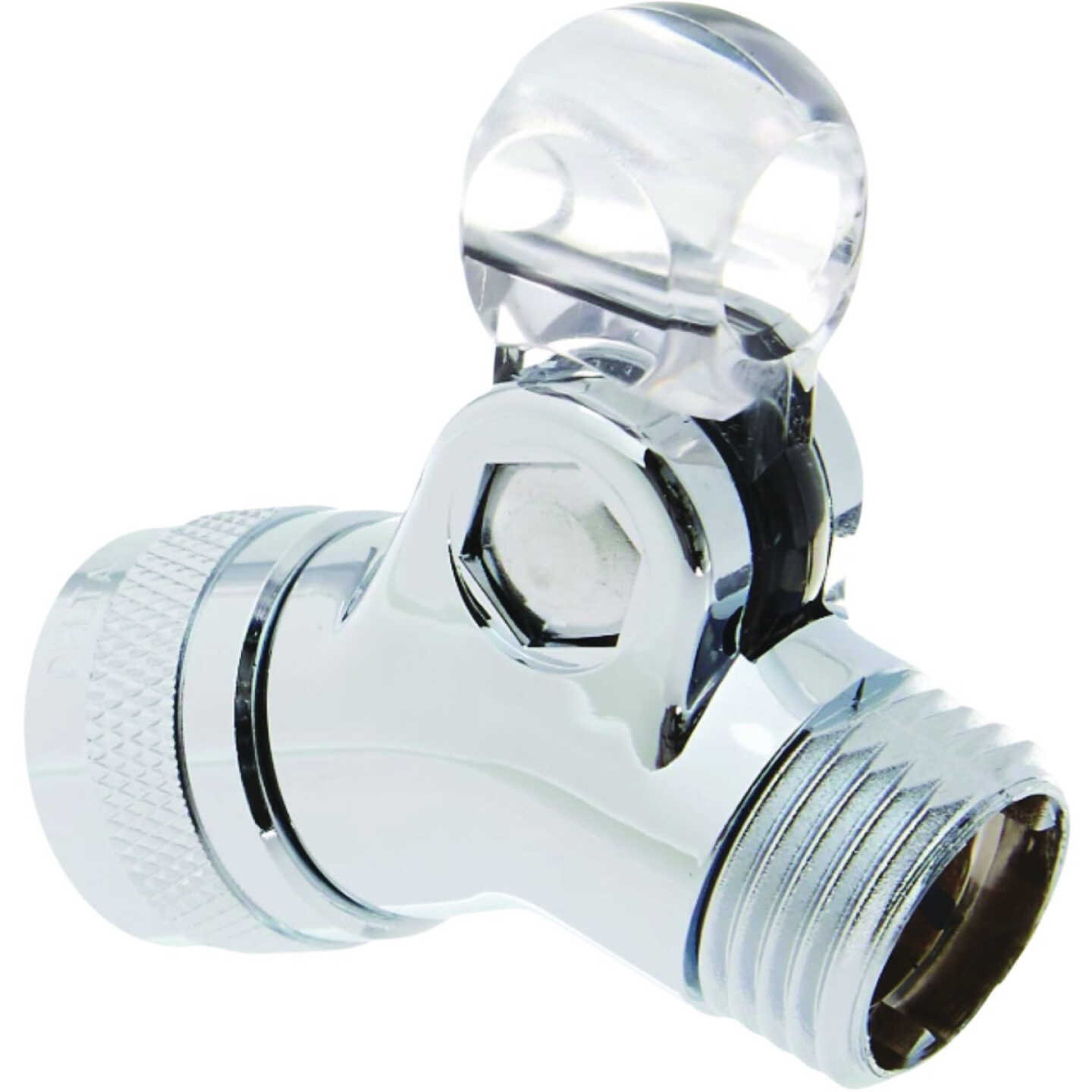 Master Plumber Chrome Finish Handheld Swivel Connector with Pin Mount Connection Image 1
