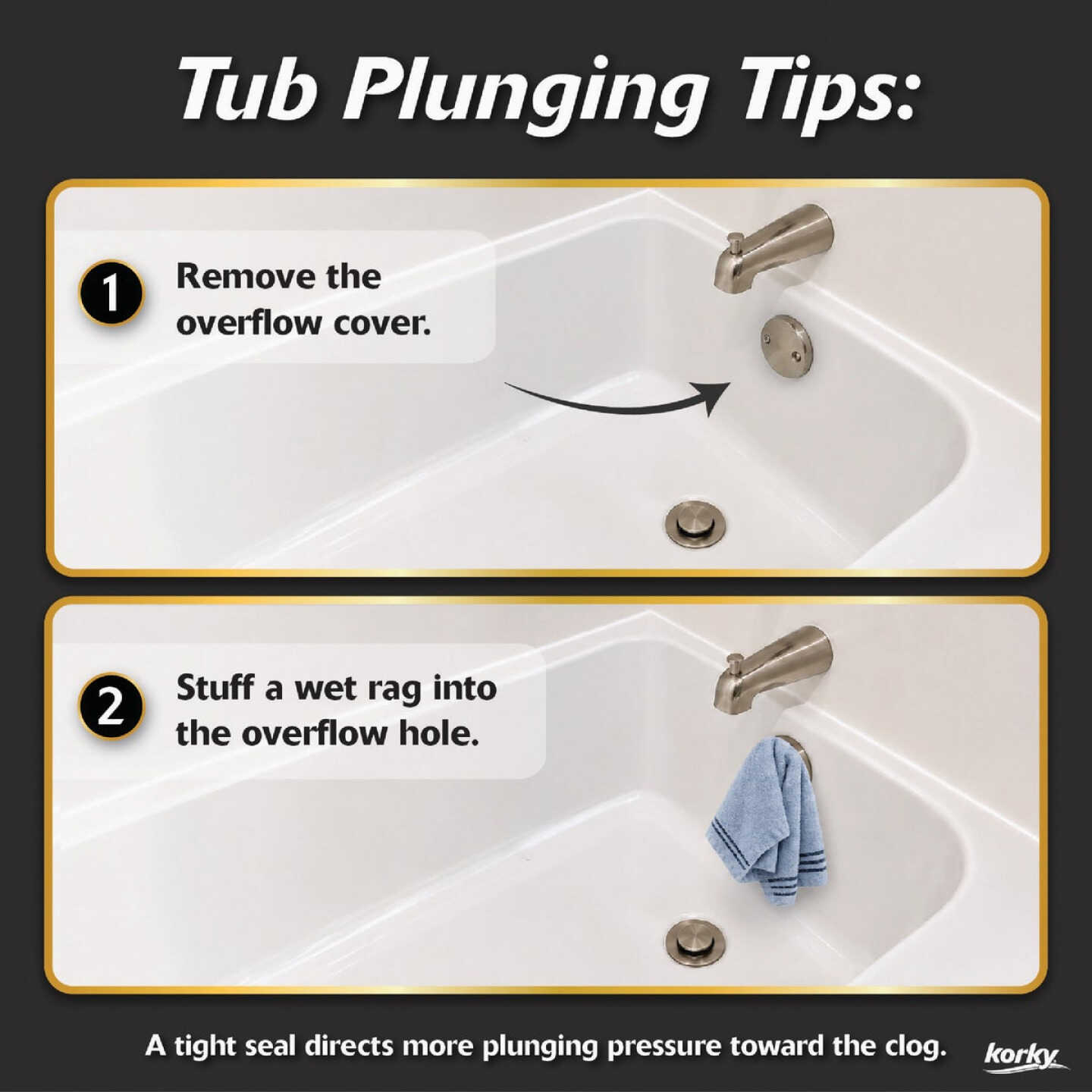 Korky BEEHIVE 5-1/2 In. Mini Sink & Drain Plunger Image 3