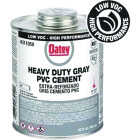 Oatey 32 Oz. Gray Heavy-Bodied PVC Pipe Cement Image 1