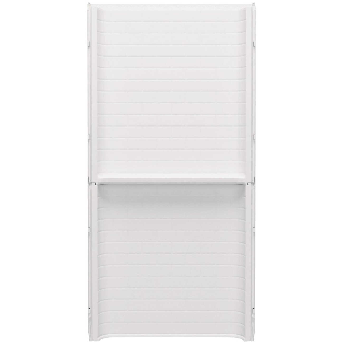 Sterling Traverse 36 In. x 72.25 In. Alcove Shower Back Wall, White Image 1