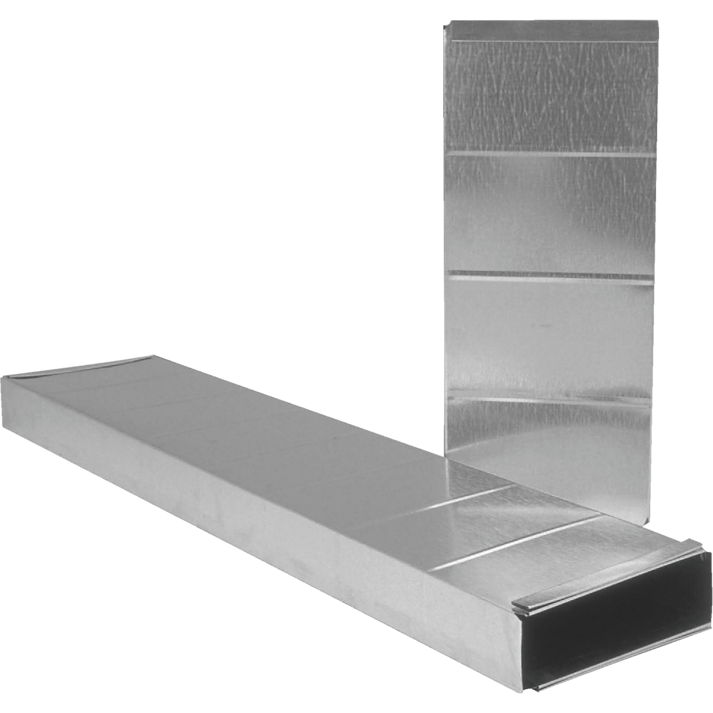 Imperial 30 Ga. 3-1/4 In. x 10 In. x 60 In. Galvanized Stack Duct Image 1
