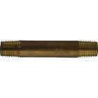 Anderson Metals 3/8 In. x 1-1/2 In. Long Brass Nipple Image 1