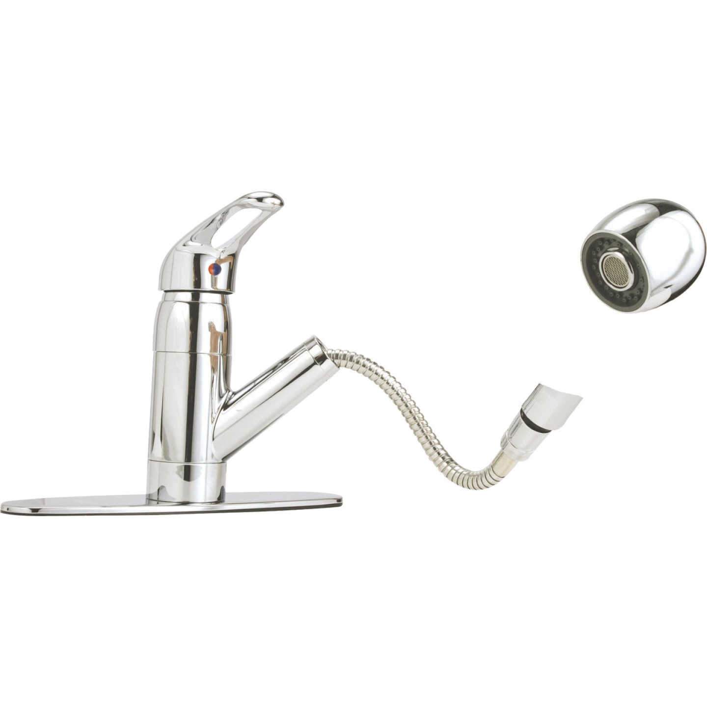 Homepointe Pull-Out Kitchen Faucet, Chrome Image 2