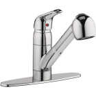 Homepointe Pull-Out Kitchen Faucet, Chrome Image 1