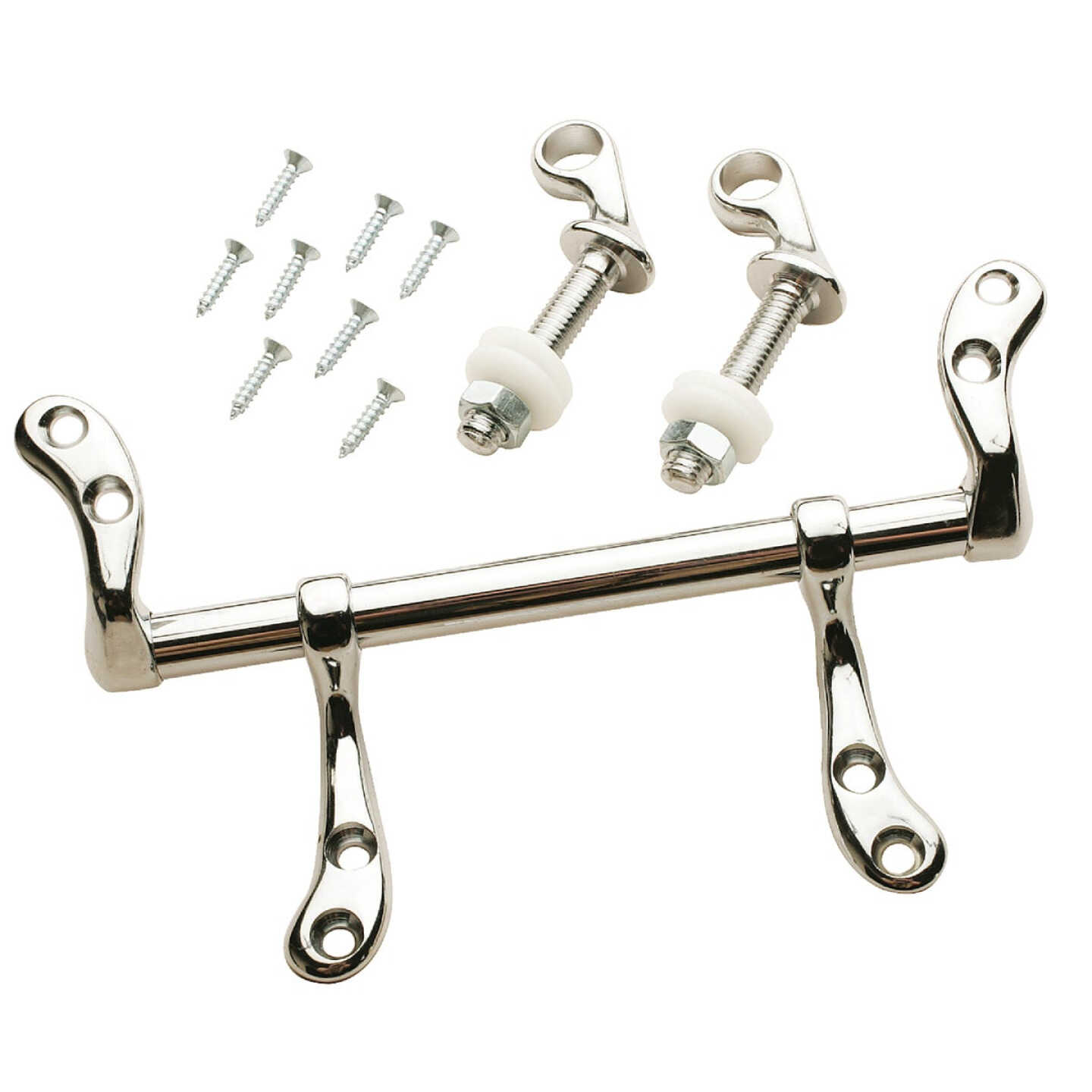 Do it Best Chrome Plated Brass Toilet Seat Hinge Image 1