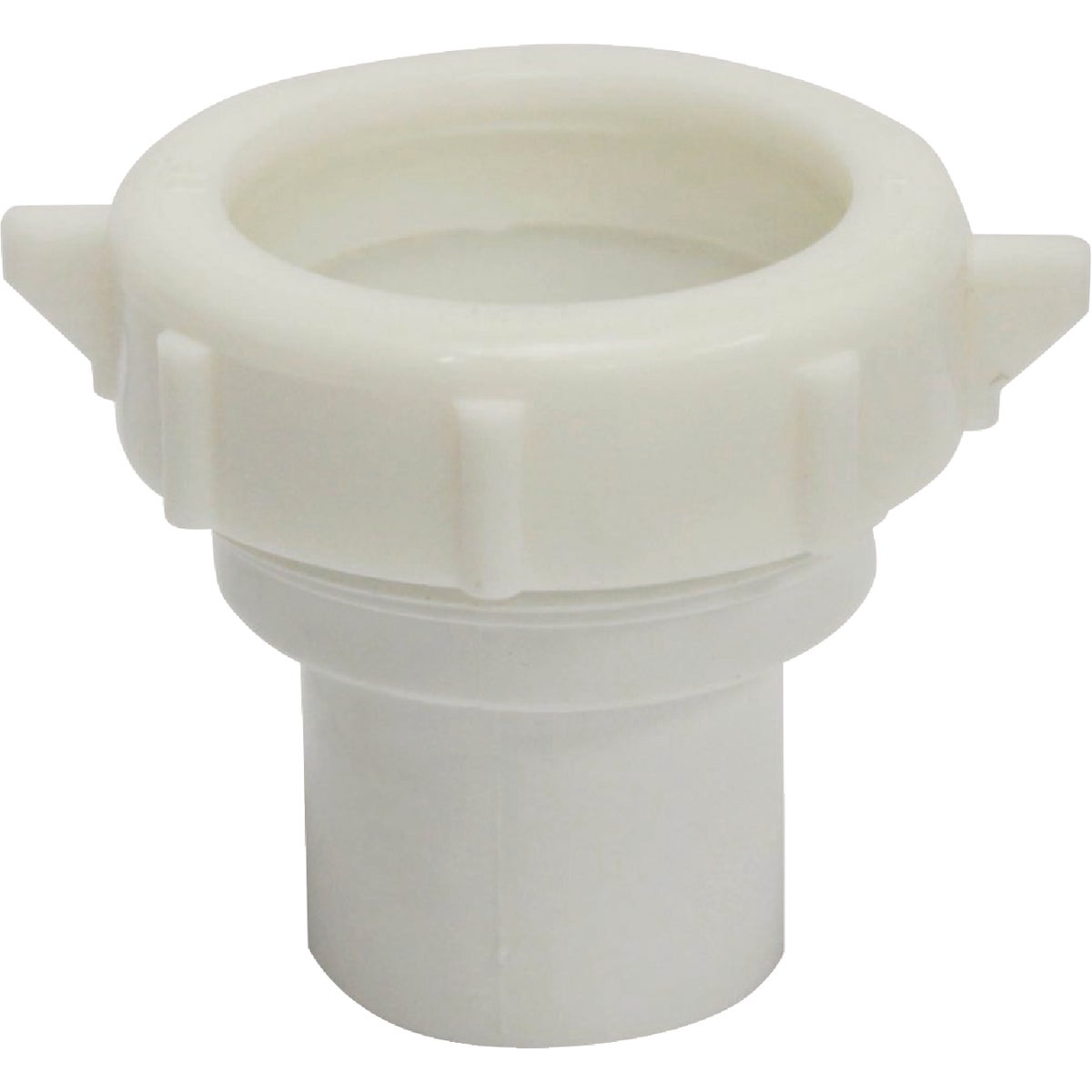Oatey 1-1/2 In. x 1-1/4 In. White PVC Slip-Joint Reducer Coupling