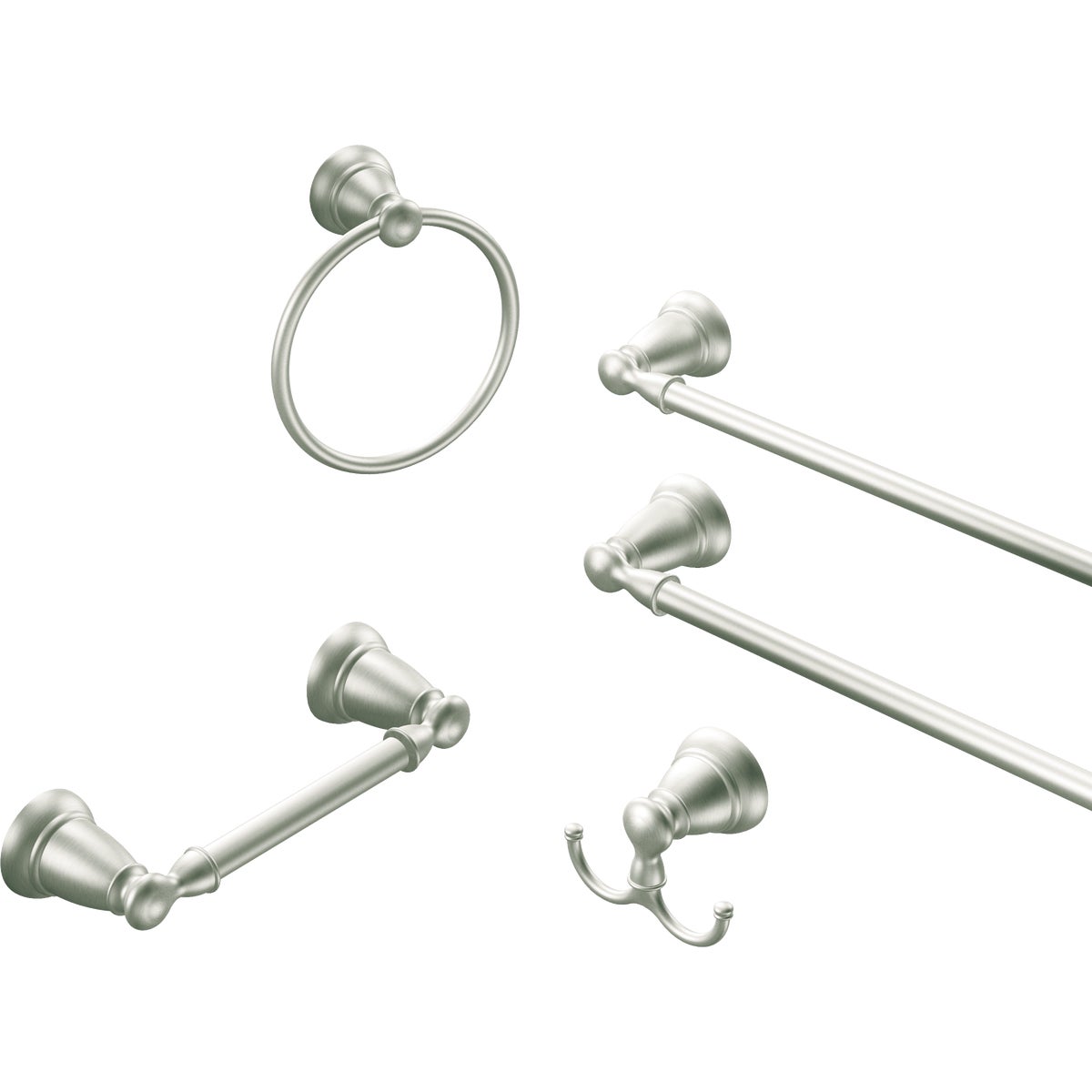 Moen Banbury 6 In. Towel Ring, Brushed Nickel Image 2