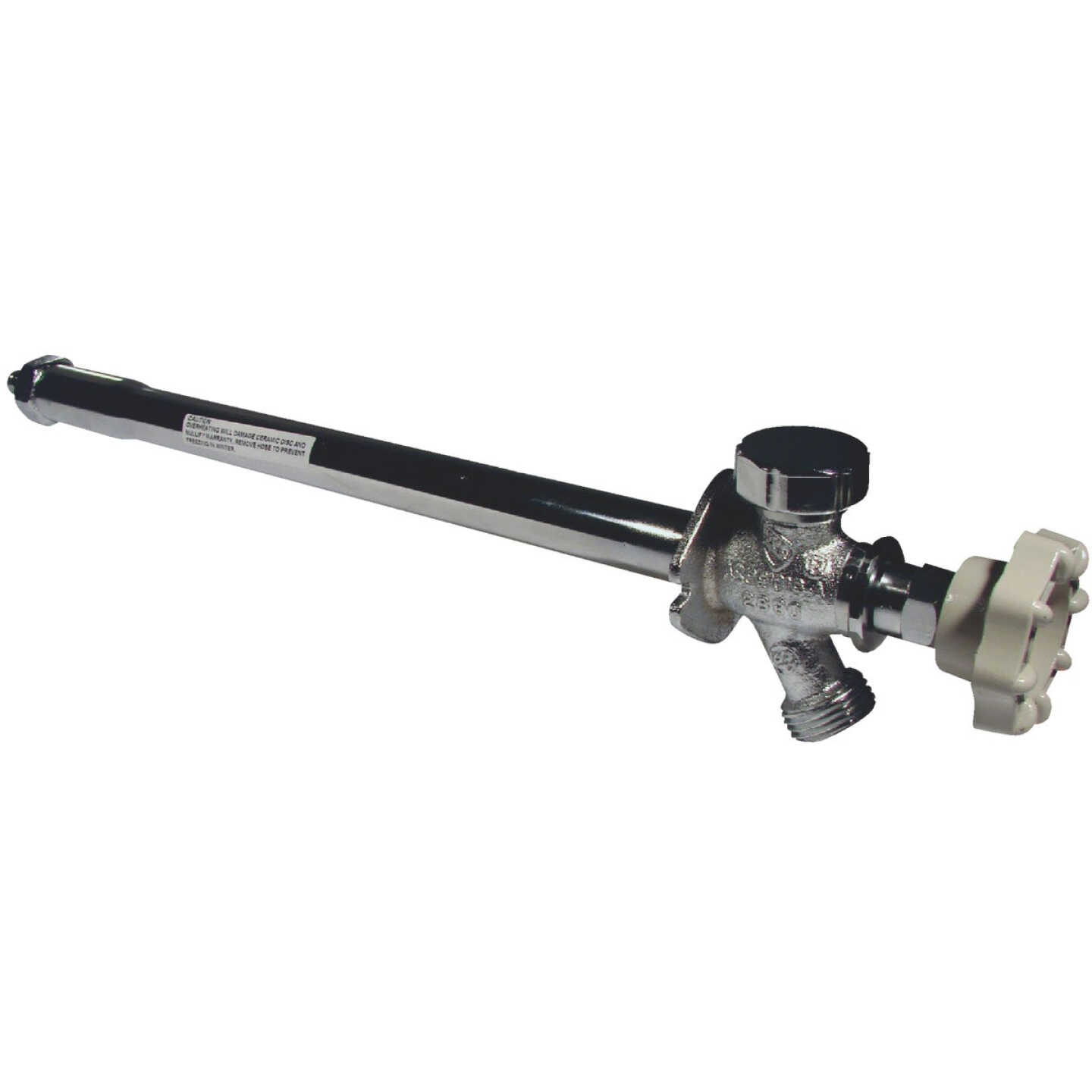 ProLine Chrome Plated Brass 1/2 In. PEX x 3/4 In. MHT 6 In. Frost Free Sillcock Image 1