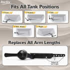 Korky StrongARM Universal Matte Black Tank Lever with Simple Handle Image 3