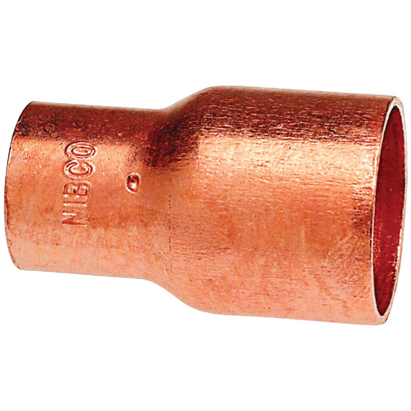 NIBCO 1 In. x 1/2 In. Reducing Copper Coupling with Stop Image 1