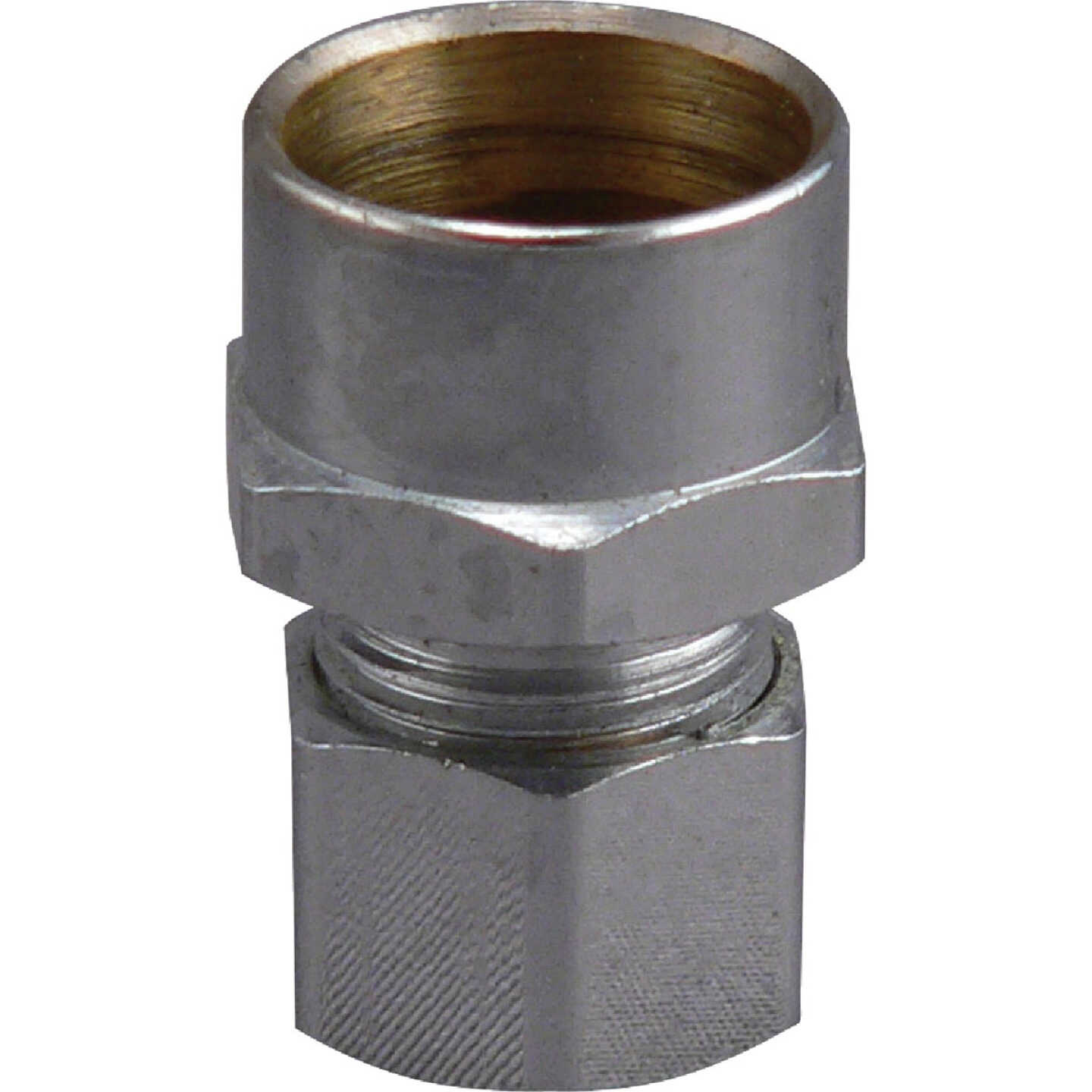 Do it Best 1/2 In. Sweat x 3/8 In. OD Chrome Union Image 1