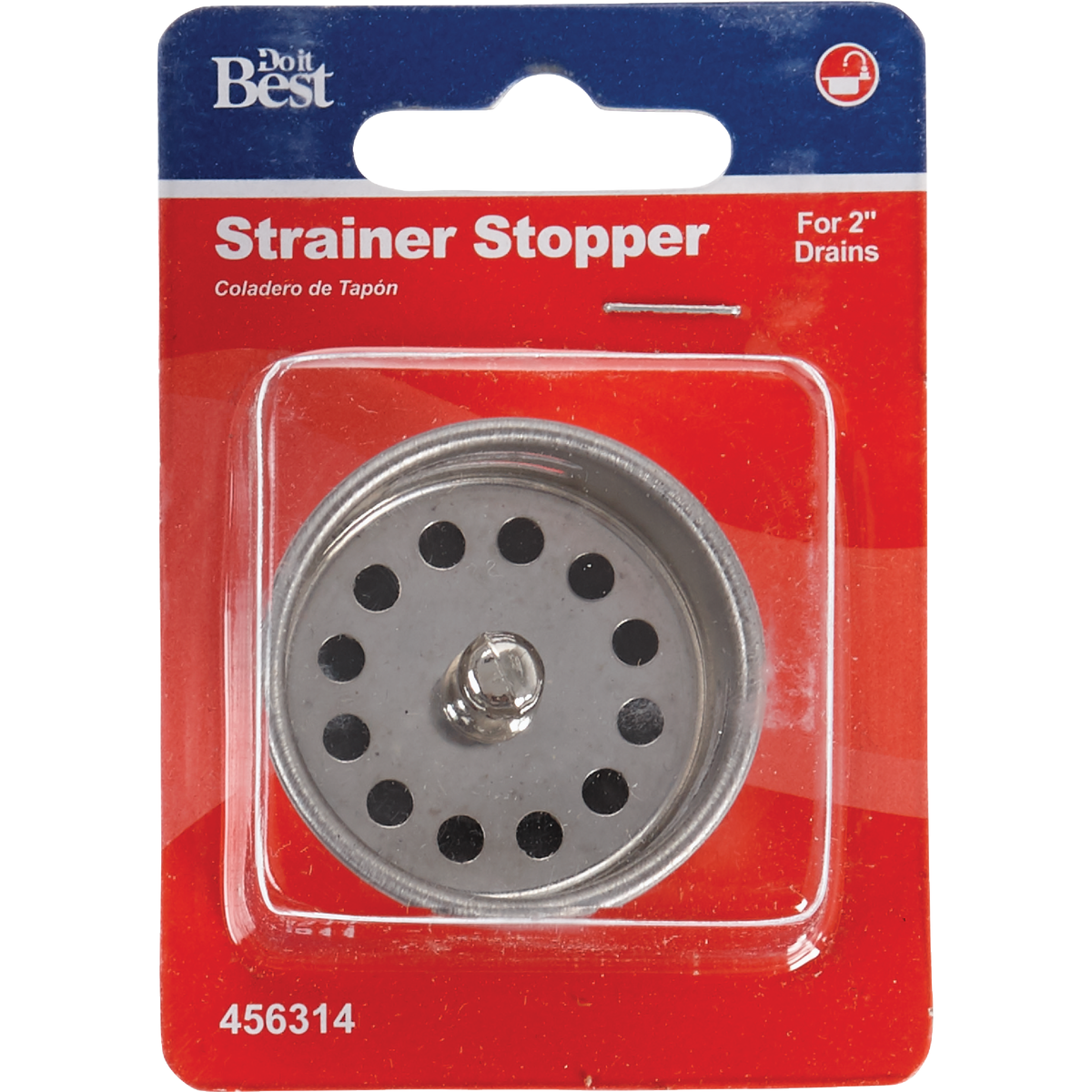 Do it 2 In. Chrome Jr. Duo Basket Strainer Stopper Image 2
