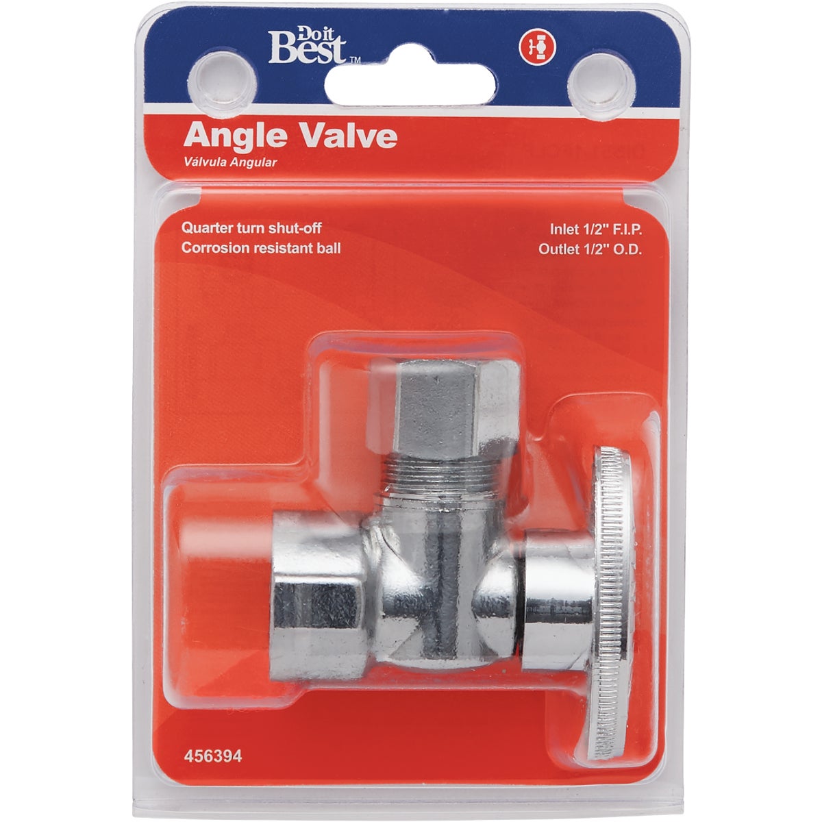 Do it Best 1/2 In. FIP x 1/2 In. OD Quarter Turn Angle Valve Image 2