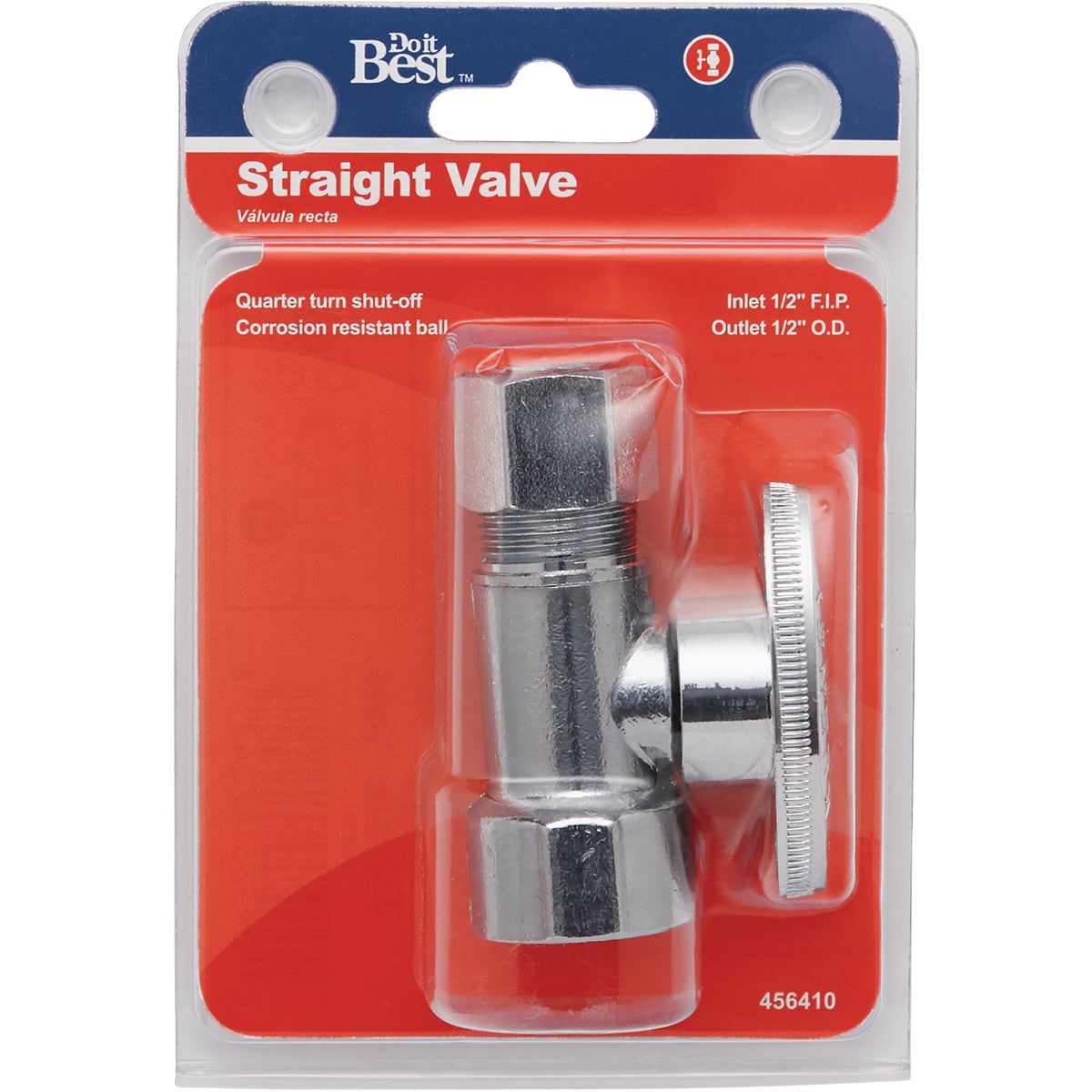 Do it Best 1/2 In. FIP x 1/2 In. OD Quarter Turn Straight Valve Image 2