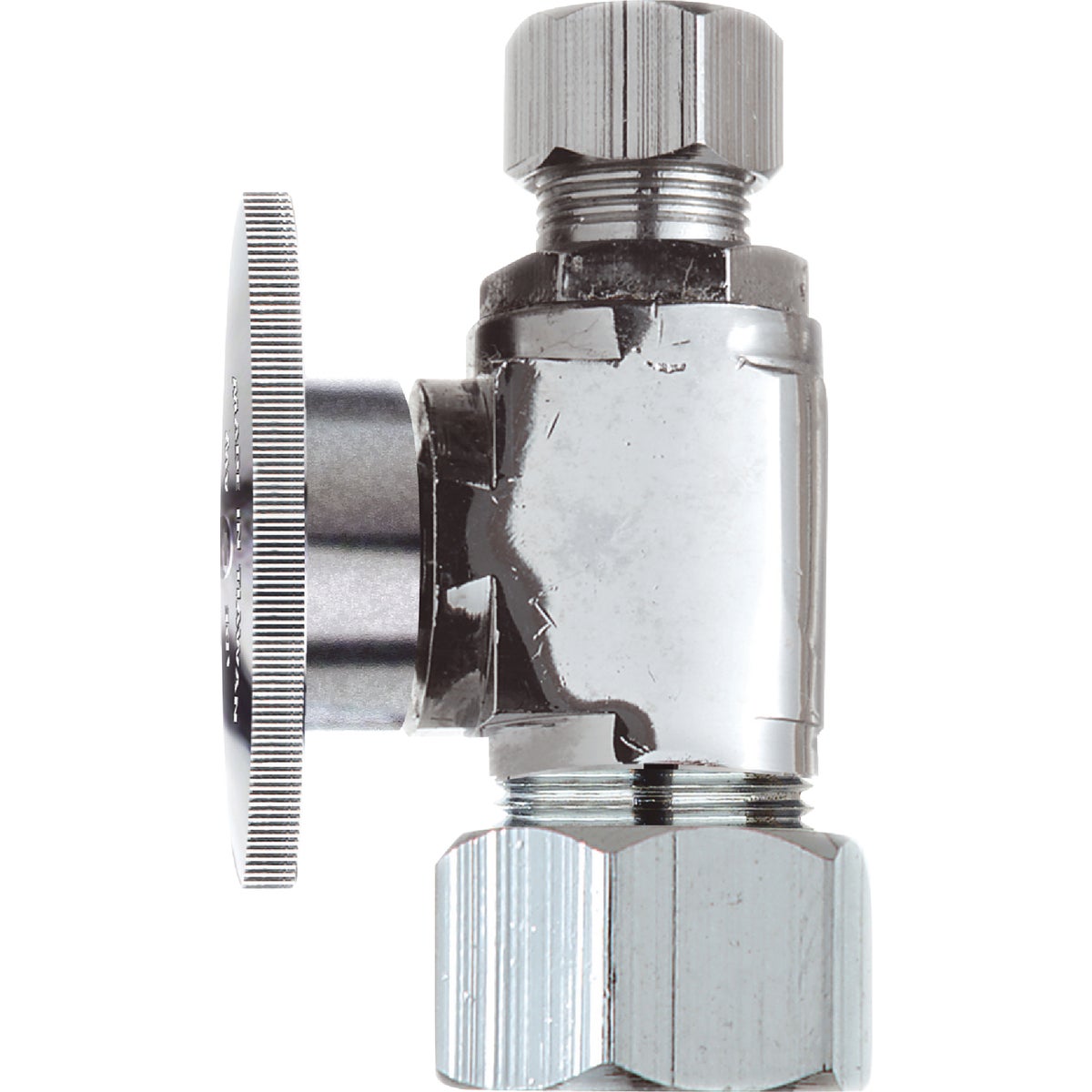 Do it Best 1/2 In. NOM Copper x 3/8 In. OD Quarter Turn Straight Valve