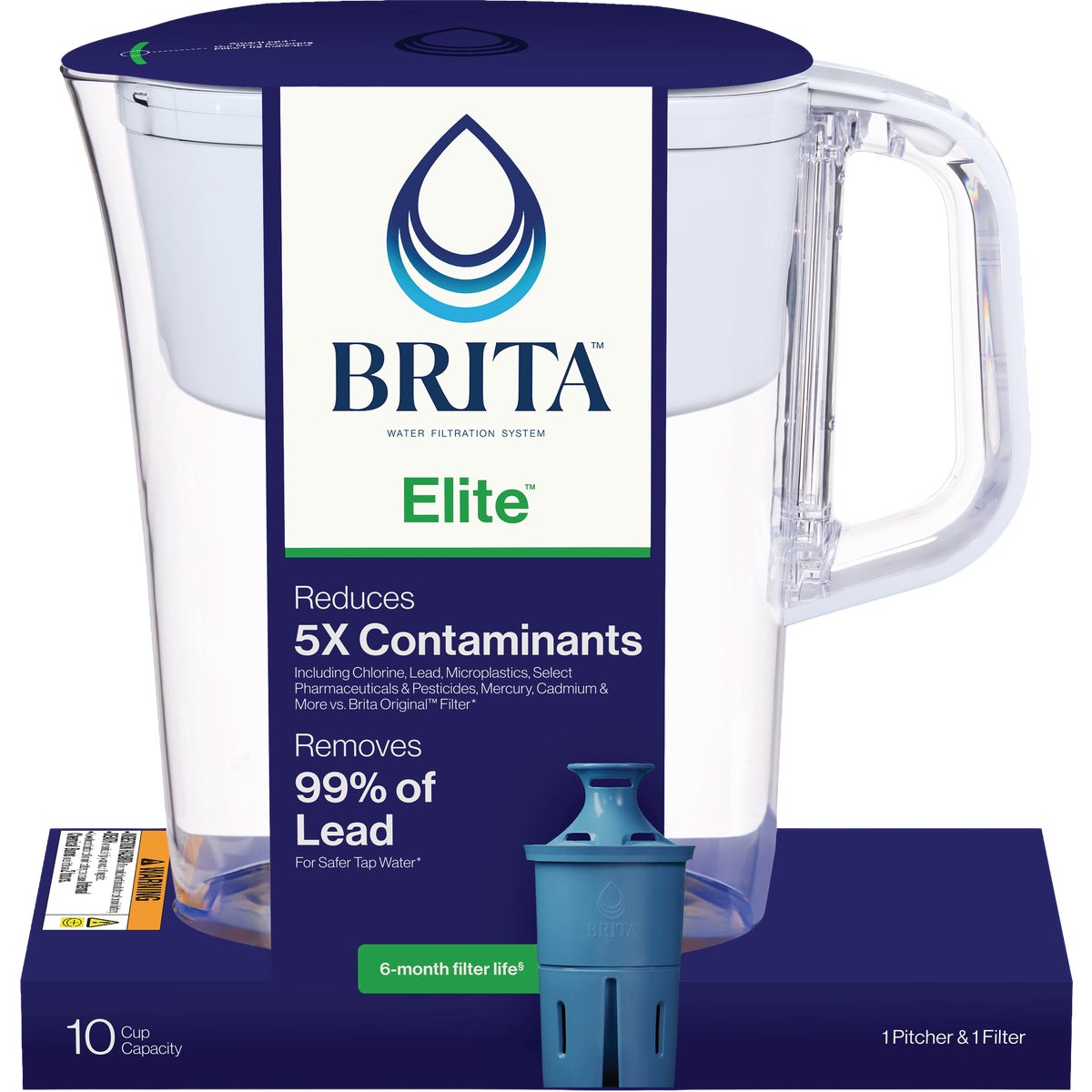 Brita Elite 10-Cup Pitcher with Filter