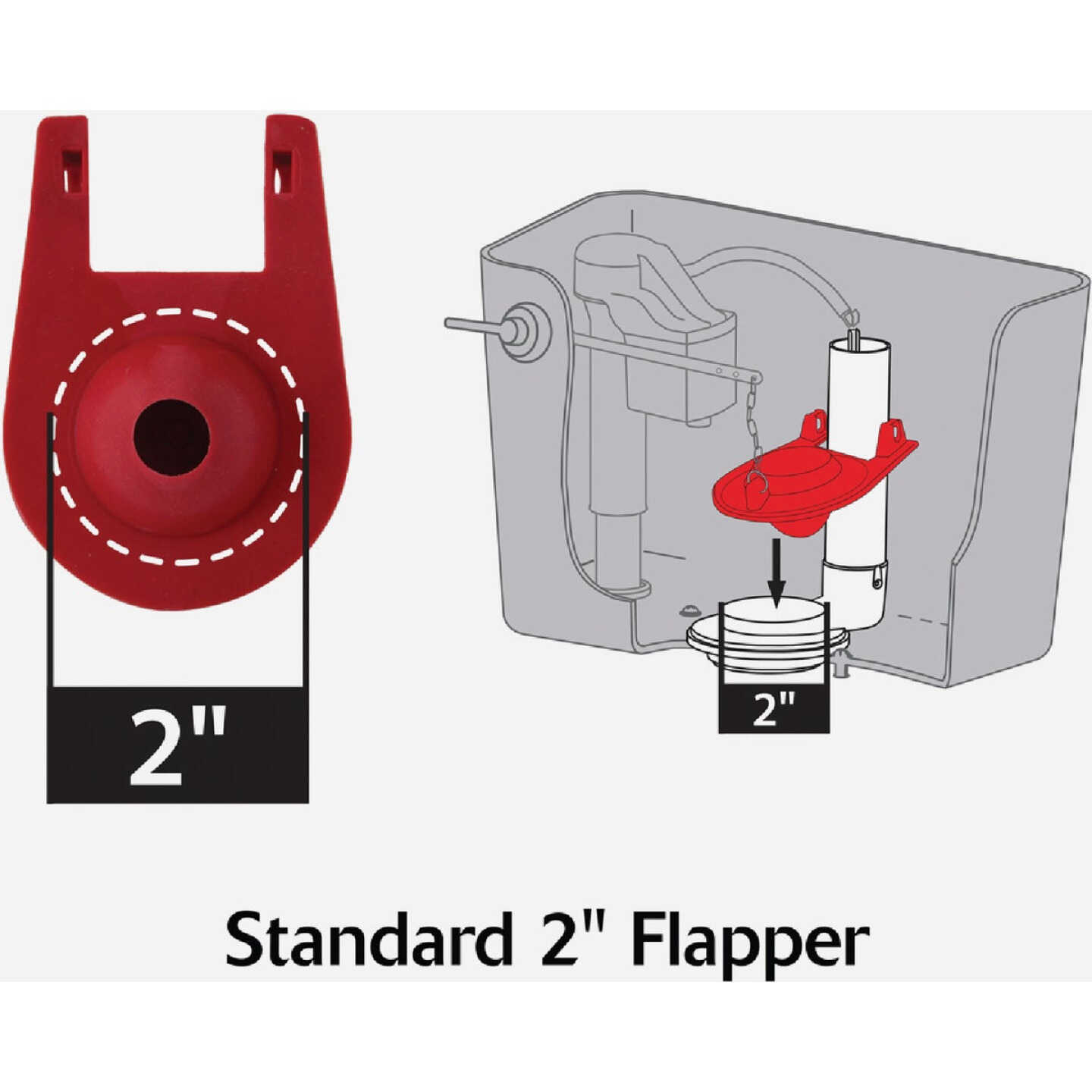 Korky WaterWISE Fill Valve and Premium Flapper Kit Image 4